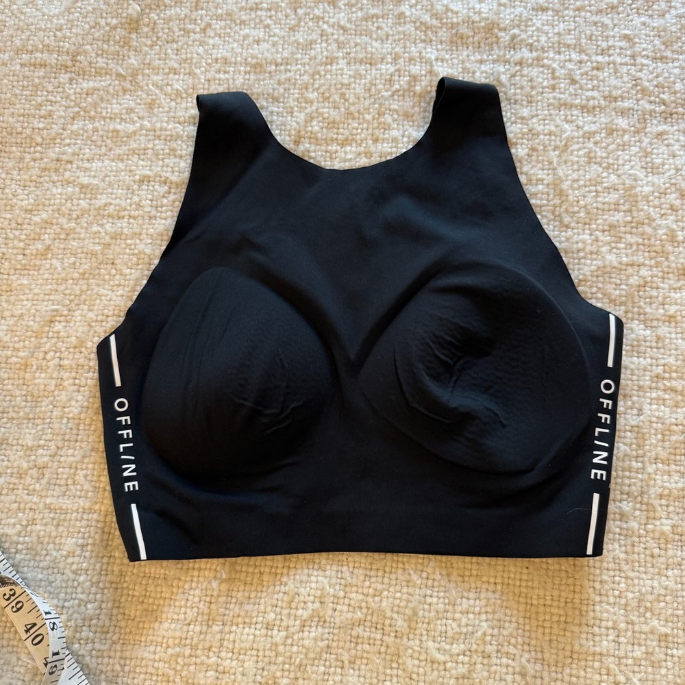 Black Padded Aerie Sports Bra medium